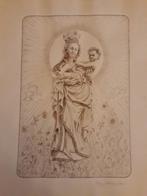 Religieuze tekening in Oost-Indische inkt, Ophalen