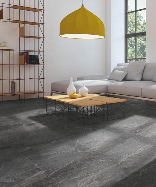 Leisteenlook Runa Nero merk Nexion 1198x598x9mm naturale, Doe-het-zelf en Bouw, Tegels, Nieuw, Vloertegels, Keramiek, 60 cm of meer