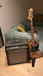Bass gitaar set: Squire jazz bass en Fame PL-60B, Muziek en Instrumenten, Ophalen, Zo goed als nieuw, Fender