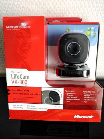 Webcam Microsoft VX-800 (toujours dans son emballage)
