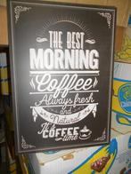 Beersign.Reclame.The Best Morning Coffee, Verzamelen, Ophalen of Verzenden, Nieuw, Reclamebord