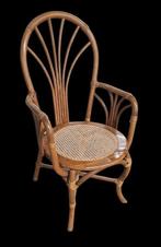 6 chaises en rotin avec assise en sangle - années 1960 - pri, Enlèvement, Utilisé, Brun, Cinq, Six Chaises ou plus