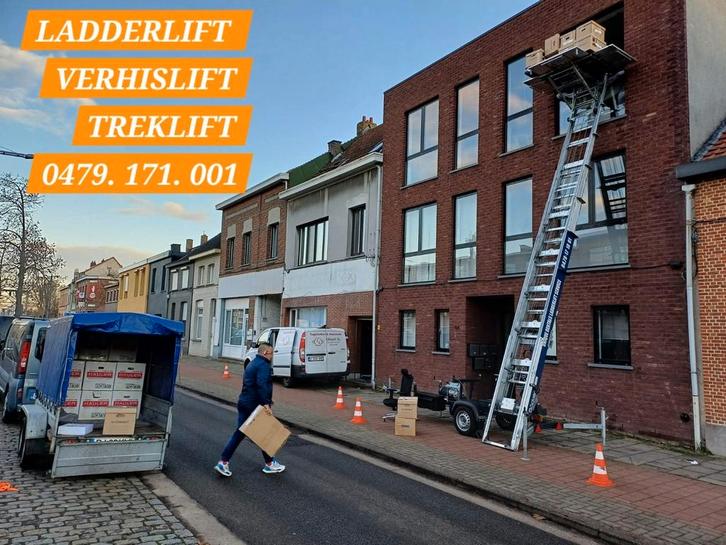 Ladder Lift & big moving Van for rent in Antwerp & Province, Immo, Op zoek naar een appartement
