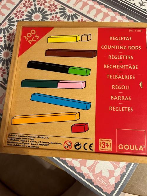 Réglettes en Bois d'Apprentissage des Calculs - 300 Pièces, Kinderen en Baby's, Speelgoed | Educatief en Creatief, Zo goed als nieuw