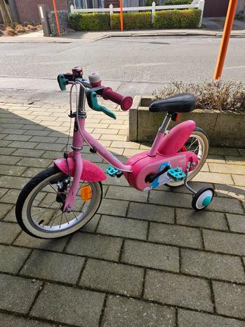 Vélo Unicorn pour enfants avec roues d'entraînement 