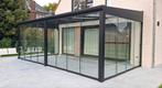 Terrasoverkapping glazen schuifwanden veranda carport pergol, Ophalen of Verzenden, Nieuw