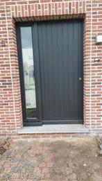 Afzelia voordeur met zijraampje, Doe-het-zelf en Bouw, Ophalen, Zo goed als nieuw, Glas