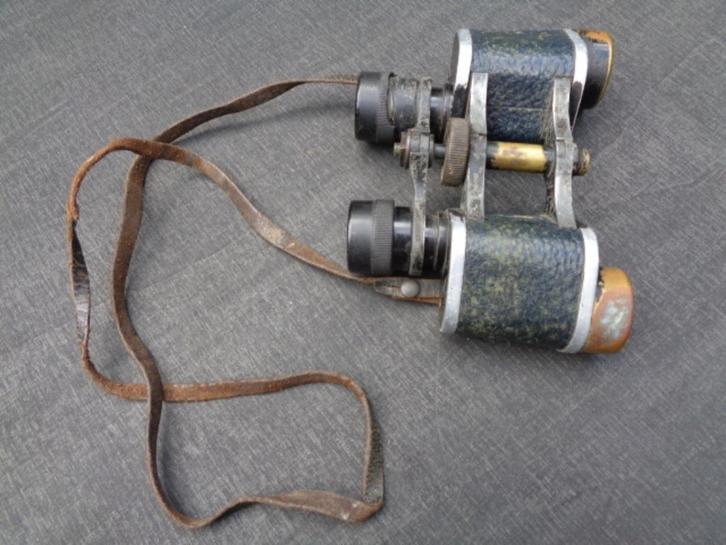 Duitse militaire verrekijker 6 x 30 , gebruikt WO1 en WO2, Verzamelen, Militaria | Tweede Wereldoorlog, Landmacht, Overige typen