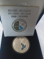 Belgique 10 euro 2008 Maeterlinck - Argent 925 Proof, Enlèvement ou Envoi, Argent, Argent