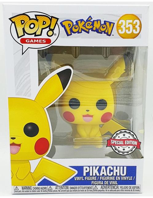 Funko POP Pokemon Pikachu (353) Special Edition, Collections, Jouets miniatures, Neuf, Envoi