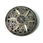 Oritza verzilverde broche Spanje, Ophalen of Verzenden, Gebruikt