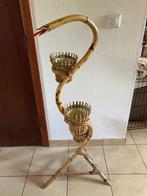 Vintage rotan plantenslang / plantenrek, Huis en Inrichting, Ophalen, Gebruikt