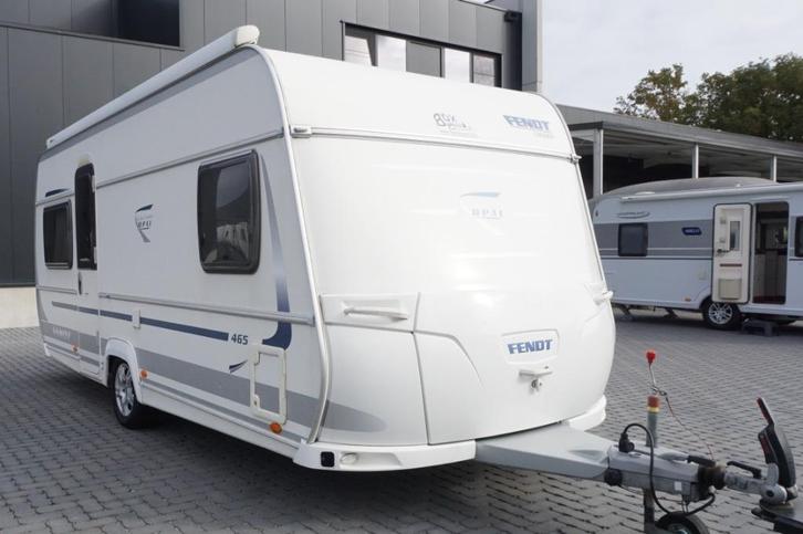 Mooie 4pers.Fendt met mover, voortent, dakluifel, rondzit, Caravans en Kamperen, Caravans, Bedrijf, tot en met 4, Rondzit, Fendt