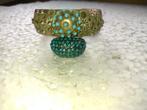 juweel Vintage armband met ring, Verzenden, Zilver, Armband