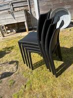 Stoelen, Huis en Inrichting, Stoelen, Ophalen, Kunststof, Gebruikt, Zwart