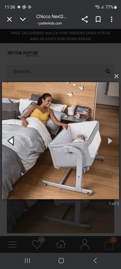 Chicco next2me magic side cosleeper, Kinderen en Baby's, Kinderkamer | Overige Meubels, Gebruikt, Ophalen