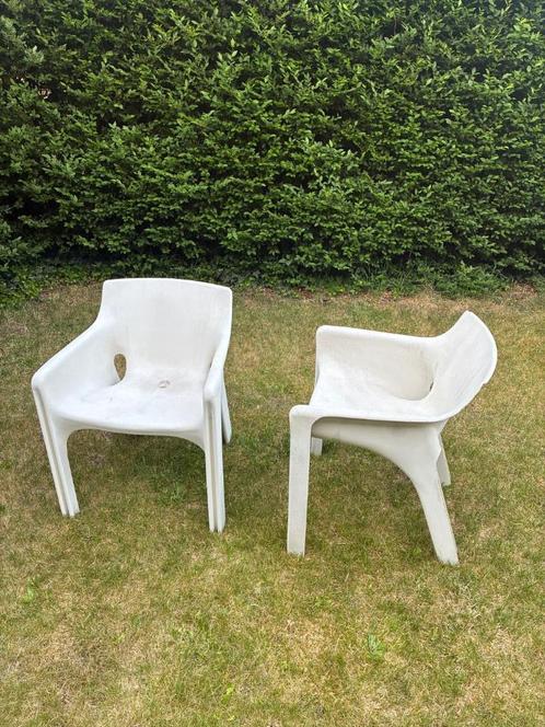 2x Gaudi stoel wit Artemide, Tuin en Terras, Tuinstoelen, Gebruikt, Overige materialen, Ophalen