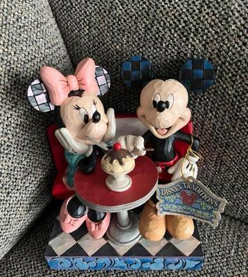 Jim shore  mickey en minnie (retired beeldje 2017) beschikbaar voor biedingen
