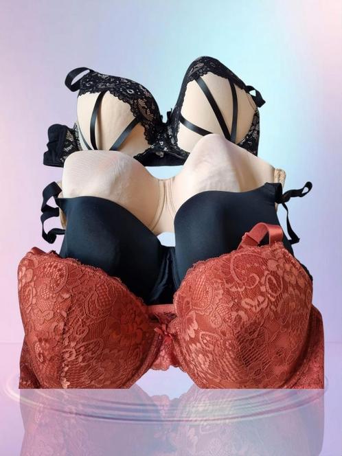 ✨️4 Zo Goed Als Nieuwe BH's – 3x 95E & 1x Strapless 85E! ✨️, Kleding | Dames, Ondergoed en Lingerie, BH, Ophalen of Verzenden