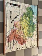 oude schoolkaart, Antiek en Kunst, Antiek | Schoolplaten, Ophalen, Aardrijkskunde