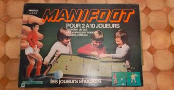 Bordspel voetbal manifoot vintage Meccano circa 1970 beschikbaar voor biedingen