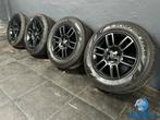 6mm! Land Rover Defender 19 inch zwarte velgen TPMS 5x120 Al, Auto-onderdelen, 19 inch, Gebruikt, 255 mm, Banden en Velgen