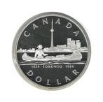 Canada, 1 Dollar 1984 (Proof), Toronto Sesquicentennial., Postzegels en Munten, Munten | Amerika, Ophalen of Verzenden, Noord-Amerika