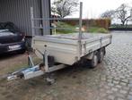 Aanhangwagen 2 Ton dubbele as kipper, Auto diversen, Aanhangers en Bagagewagens, Ophalen, Gebruikt