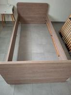 Bed 1 persoon 9ox200, Ophalen, 90 cm, Eenpersoons, Bruin