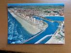 Postkaart Luchtzicht Blankenberge, panorama en havengeul, Ongelopen, West-Vlaanderen, Verzenden