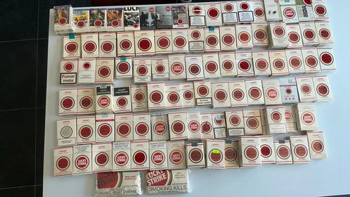 Lucky Strike pakjes uit 37 landen, gratis verzending, Verzamelen, Rookartikelen, Aanstekers en Luciferdoosjes, Zo goed als nieuw