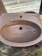 Lavabo sur pied de couleur marron, Utilisé, Enlèvement ou Envoi