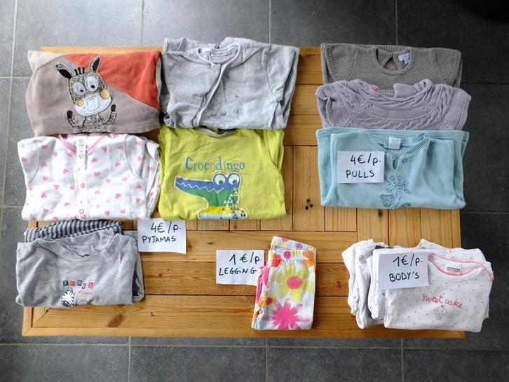 Vêtements enfants / filles à la pièce taille 18 mois - 80 cm, Kinderen en Baby's, Babykleding | Maat 80, Gebruikt, Meisje, Overige typen