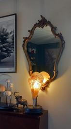 Ancien miroir en bois doré style Louis XV, Antiquités & Art, 50 à 100 cm, Enlèvement, Moins de 100 cm, Autres formes