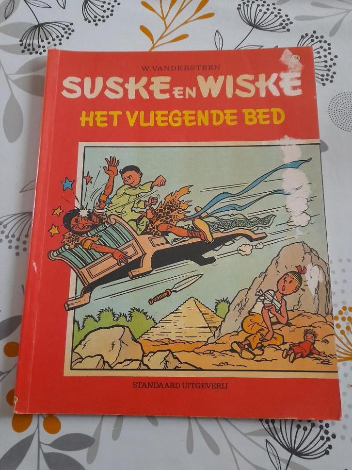 Suske en Wiske nr 124 "Het vliegende bed"eerste kleurendruk, Boeken, Stripverhalen, Gelezen, Ophalen of Verzenden