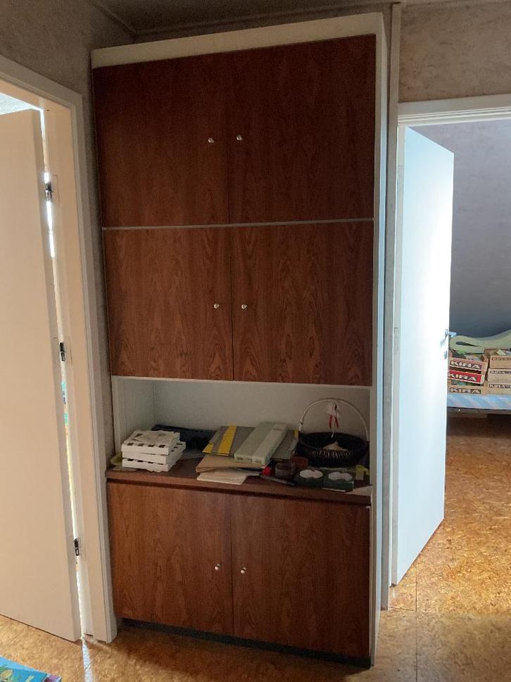 Degelijke bureaukast, Maison & Meubles, Armoires | Bibliothèques, Utilisé, 50 à 100 cm, 200 cm ou plus, 25 à 50 cm, Avec porte(s)