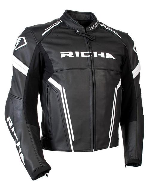 Motorjas Richa Assen maat 60 leder, Motoren, Kleding | Motorkleding, Jas | leer, Heren, Tweedehands, Ophalen