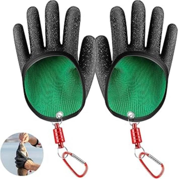 ACONDE 2 stuks bijtbestendige vishandschoenen GRATIS LEV, Watersport en Boten, Hengelsport | Algemeen, Nieuw, Overige typen, Verzenden