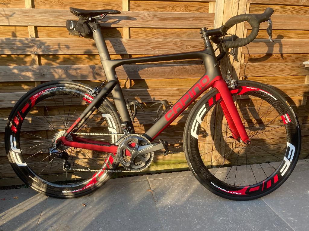 Koersfiets Capino, Fietsen en Brommers, Fietsen | Racefietsen, Zo goed als nieuw, Heren, Overige merken, Meer dan 20 versnellingen