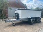 Te koop dubbelas alu aanhangwagen 750kg, Auto diversen, Aanhangers en Bagagewagens, Ophalen, Zo goed als nieuw