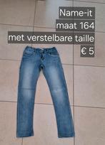 Jeansbroeken name-it maat 164, € 10 voor deze 3 of € 5 stuk, Broek, Meisje, Name it, Ophalen of Verzenden