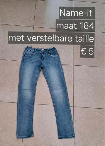 Jeansbroeken name-it maat 164, € 10 voor deze 3 of € 5 stuk beschikbaar voor biedingen