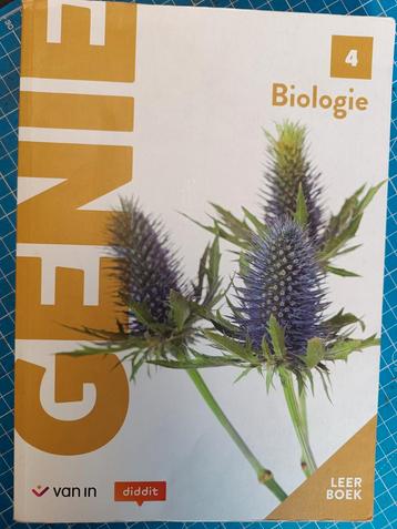 Genie BIOLOGIE 4 leerboek beschikbaar voor biedingen