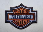 Harley Davidson logo strijkpatch embleem - 105 x 88 mm, Motoren, Accessoires | Overige, Nieuw