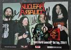 NUCLEAR ASSAULT : foto gesigneerd op GMM 2005, Verzamelen, Muziek, Artiesten en Beroemdheden, Ophalen of Verzenden, Zo goed als nieuw