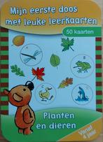 Mijn 1e doos met leuke leerkaarten - Planten en dieren, 4+, Ophalen of Verzenden, Nieuw, Taal en Lezen