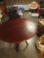 Te koop mooie ronde tafel bruine kleur !!, Antiek en Kunst, Antiek | Meubels | Tafels, Ophalen