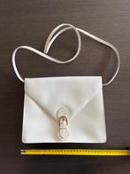 Vintage witte handtas, Ophalen of Verzenden, Gebruikt, Wit, Schoudertasje