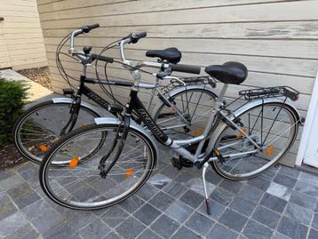 2 Ficarius Hybridefietsen, dames & heren  Als nieuw 450 euro beschikbaar voor biedingen