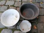 3 plateaux, pots en émail, Jardin & Terrasse, Enlèvement